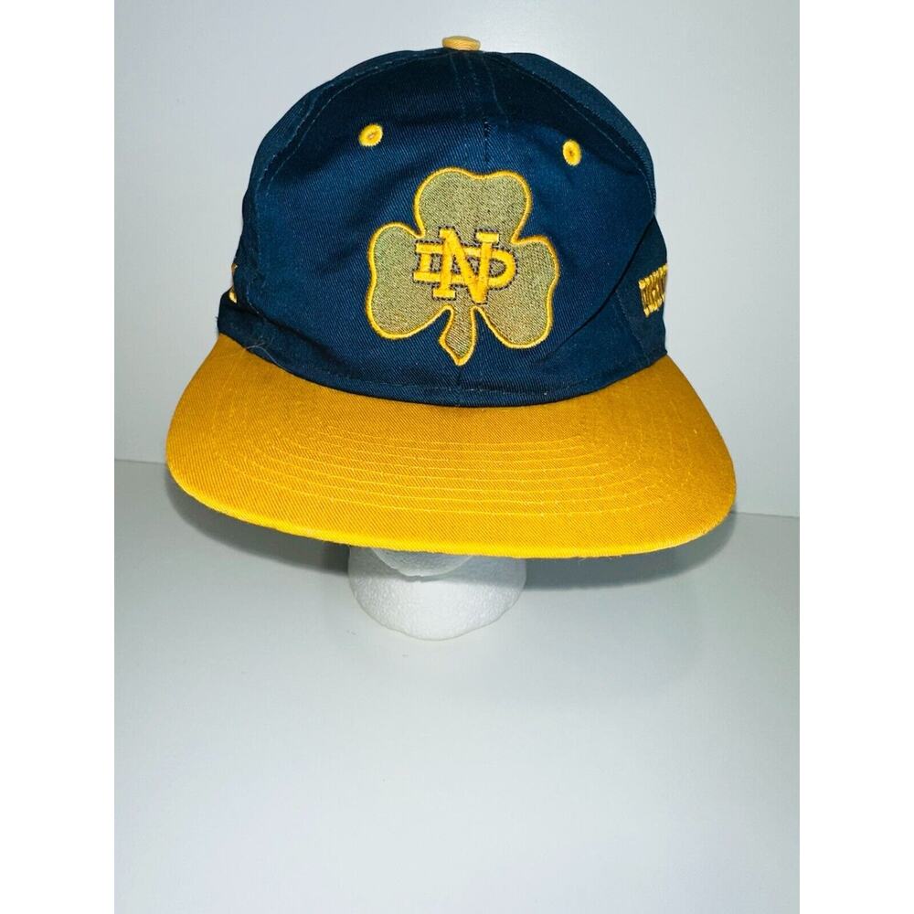 VTG Competitor Notre Dame Fighting Irish Men's Blue/Yellow Snapback Hat One Size